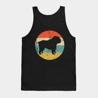 English Bulldog Retro Vintage Tank Top